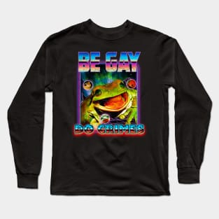 Vintage Frog Crimes Long Sleeve T-Shirt